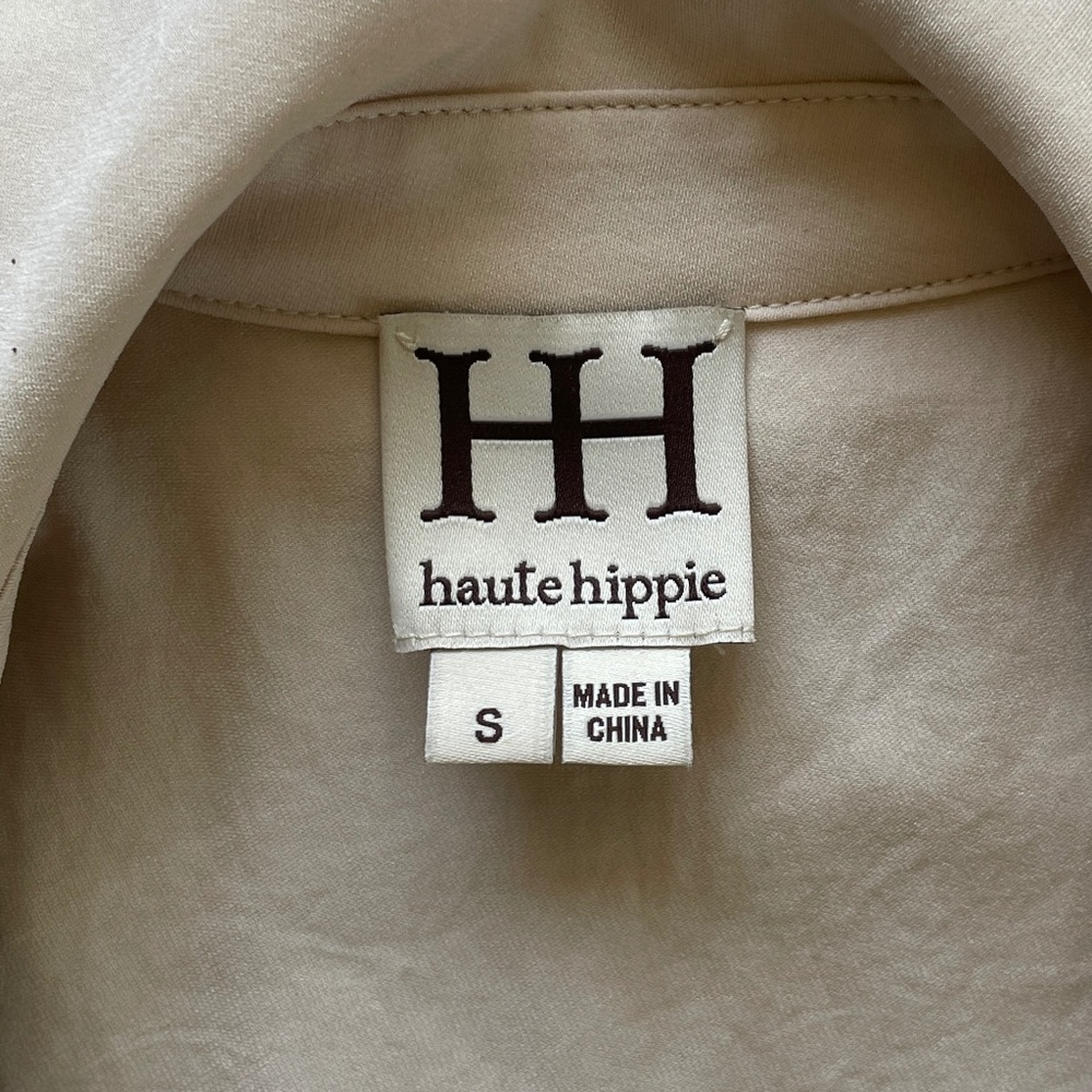 haute‎ hippie Sleeveless Trench Style Romper Size Small - Picture 4 of 7